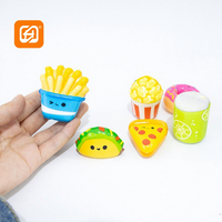 Jouet anti-stress en PU souple et à rebond lent, en forme de burger, thème alimentaire, viral transfrontalier, figurines d'action pour jeunes BS-2025