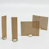 Grosir kustom Natural Multi ukuran ramah lingkungan kustom sumbu kayu untuk membuat lilin