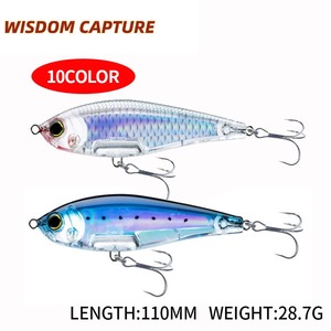 Señuelo de <span class=keywords><strong>Pesca</strong></span> Artificial Flotante 3D Inshore de 11 cm y 28,7 g, Material ABS, para <span class=keywords><strong>Pesca</strong></span> de Lubina en Ríos, Lagos, Arroyos, Océanos y Embarcaciones - Product Image 2