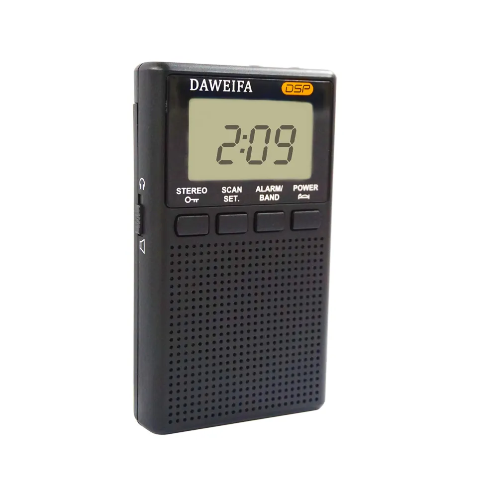 Hot Koop R209L Dc 3V (UM-4)* 2 Batterij Am Fm Mini Draagbare Radio Met Oortelefoon Jack