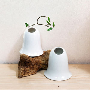 Jianshan Vases <span class=keywords><strong>Petit</strong></span> flux original Organic Japandi Biodégradable Flower Arrangement Navire Base pour la maison/bureau - Product Image 4