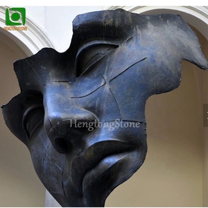 Statue <span class=keywords><strong>de</strong></span> <span class=keywords><strong>visage</strong></span> <span class=keywords><strong>d</strong></span>'<span class=keywords><strong>homme</strong></span> en bronze coulé Hengtong 2026, taille réelle, célèbre sculpture extérieure en cuivre - Product Image 4