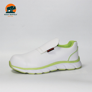 Chaussures de sécurité Rocky Buffalo durables et légères pour femmes/hommes avec semelle extérieure en caoutchouc EVA et fonction antistatique et anti-écrasement blanche - Product Image 3