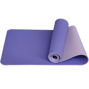 Large Size Eco-Friendly TPE Printed Double Pilates Yoga <b>Mat</b> Thickened 6mm-8mm Gym <b>Fitness</b> Anti-Slip Sports Jump 8mm Thickness - Product Image 1