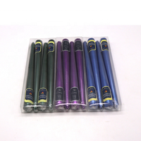 Vente en gros de bougies coniques de haute qualité, galvanoplastie multicolore or argent longue combustion non goutte à goutte