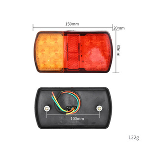Superbleds Nhiều Sử Dụng 10-30V Marine Thuyền Phía Sau Chỉ Số Dừng Đuôi Đèn Ô Tô Xe Tải Trailer Đuôi <span class=keywords><strong>LED</strong></span> Tự Động Đèn Phổ - Product Image 6