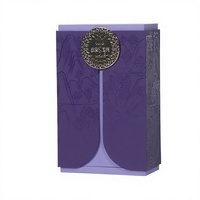 Boîte cadeau de parfum de luxe, boîte d'emballage pliable magnétique, gaufrage, laminage UV pour une présentation haut de gamme