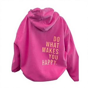 Cross-border XS-5XL Drop Shoulder Sleeve <strong>Women's</strong> Lined Anti-Wrinkle Letter <strong>Fleece</strong> 400g+ Printed Autumn/Winter Hoodie Sweater - Product Image 1