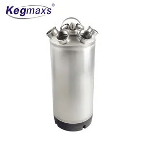 Kegmaxs Ball Lock Keg Cleaning Keg 19L With 4 Outlets Corny Keg Malt Mill Drip Tray Cornelius Type Cr An Fit A D S G Beer Spear
