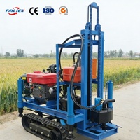 Vente en gros de petites plateformes de forage de puits d'eau portables de 50m, 80m, 100m, 150m, machine de forage de puits