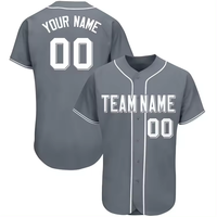 Maillot de baseball brodé original Mexique rouge Sublimation Blue Jays Chemises de baseball Logo cousu Numéro d'équipe personnalisé