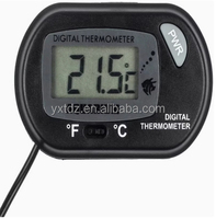 Thermomètre numérique TOPCUS pour aquarium, terrarium, reptiles, contrôleur de température, thermomètre pour réfrigérateur avec ventouse
