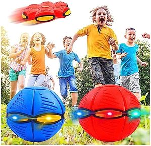 Vendita calda portatile UFO palla giocattolo magico disco volante palla musica leggera per i bambini 5-7 anni fatto in plastica resistente per lo Sport di sfiato - Product Image 5