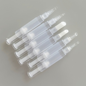 Lápiz corrector <span class=keywords><strong>de</strong></span> brillo <span class=keywords><strong>de</strong></span> labios <span class=keywords><strong>de</strong></span> plástico transparente T302, tubo giratorio con aplicador <span class=keywords><strong>de</strong></span> silicona, líquido cosmético, esmalte <span class=keywords><strong>de</strong></span> uñas, <span class=keywords><strong>aceite</strong></span> para cutículas vacío, 4ml - Product Image 1