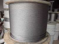 Meilleur prix 8mm 10mm 12mm 7x19 câble en acier inoxydable marin