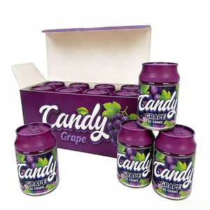 Envase Transparente para Refrescos de 3.5g con Caja, Etiqueta Holográfica Multicolor, 100ml, Proveedor Confiable de Latas de Plástico Premium para Dulces - Product Image 2