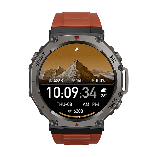 1.43'' Amoled Display DM58 5ATM Waterproof Smart Watch GPS Tracking Health Monitoring Relojes Outdoor Sport Smartwatch
