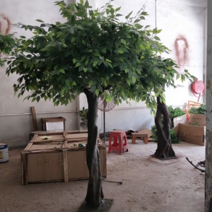 Feuilles de <span class=keywords><strong>caoutchouc</strong></span> artificielles pour décoration de jardin, vente en gros, - Product Image 1