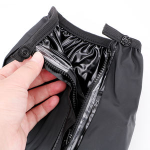 Unisex riutilizzabile nero impermeabile alto Top moto <span class=keywords><strong>bici</strong></span> da pioggia copre uomini donne - Product Image 5