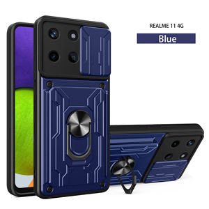 Funda Protectora con Anillo Magnético y Soporte para OPPO Realme 15X/P4 GT 8 C85 Pro/Neo7 Turbo/Find X9 Pro, con Ventana Deslizante para Tarjetas - Product Image 2
