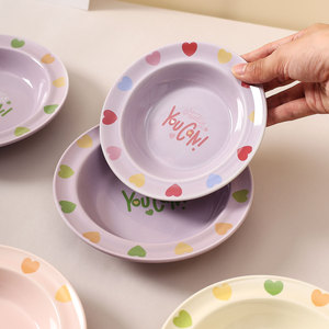 ชามเซรามิกสำหรับสุนัข ดีไซน์น่ารัก ปากกว้าง ป้องกันการหก ดีไซน์แข็งแรง สำหรับใส่อาหารและน้ำ - Product Image 3