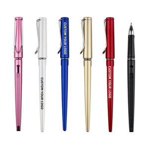 Оптовая Продажа с пользовательским логотипом 0,5 мм Пластиковые Гелевые Ручки Новая рекламная продукция с синими черными красными чернилами - Product Image 2