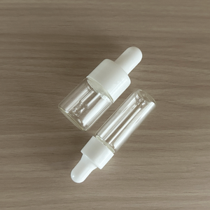 Nước Hoa Mẫu Container <span class=keywords><strong>5</strong></span> <span class=keywords><strong>Ml</strong></span> Tinh Dầu Dropper Chai Rõ Ràng Hổ Phách Lọ Với Đầu Màu Trắng Và Thủy Tinh Pipette - Product Image 2