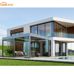 Đồ Nội Thất Ngoài Trời Tán Lều Pergola <span class=keywords><strong>Gazebo</strong></span> Pergola Hiện Đại Trung Quốc Loạt Văn Phòng Không Thấm Nước <span class=keywords><strong>16x16</strong></span> Đính Kèm Pergola Vườn Khách Sạn - Product Image 4