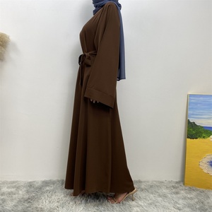 อาบายะห์แบบสวมใส่สบายสำหรับผู้หญิงมุสลิม มีหลายสี - Product Image 6
