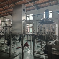 Levantamiento hidráulico Pasta de dientes Fabricación de tarros Crema Mezcla Agitador Loción corporal Homogeneizador Mezclador