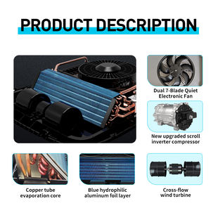 Aire Acondicionado para Auto y Camión de Enfriamiento Rápido y Fácil Instalación, 12V/24V, 6500 BTU de Capacidad de Enfriamiento, Enfriador de Techo para Estacionamiento - Product Image 3