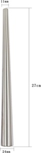 Metal Mandrel <strong>Ring</strong> Gauge Sizer Set Steel Finger <strong>Size</strong> <strong>Measuring</strong> Stick Rubber Hammer for Wire Wrap <strong>Rings</strong> Essential <strong>Tool</strong> for - Product Image 6