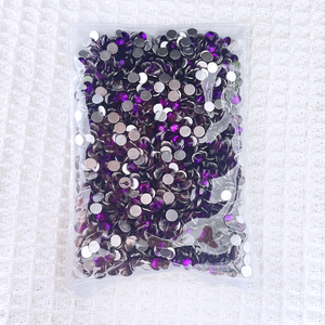 Yantuo SS20 SS30 <span class=keywords><strong>Violet</strong></span> <span class=keywords><strong>Violet</strong></span> Non-Hot Fix Rond Verre <span class=keywords><strong>Cristal</strong></span> Strass Flatback Strass <span class=keywords><strong>Cristal</strong></span> Pierre, pour Nail Art - Product Image 2