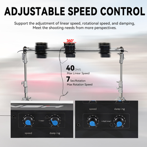 Modulo Slider Elettrico NSH Motorizzato con Telecomando per Riprese Cinematografiche e in <span class=keywords><strong>Studio</strong></span>, Stabile e Durevole - Product Image 6