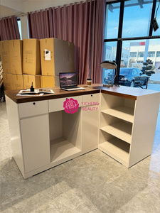 Yicheng Beauty Hôtel de luxe Bureau de réception Bureau de réception Comptoir de réception moderne pour studio bancaire et cinéma à des prix abordables - Product Image 3