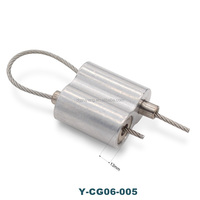 Mousqueton de suspension automatique de haute qualité pour câble métallique en laiton, pince de fixation en plastique pour éclairage, haute qualité