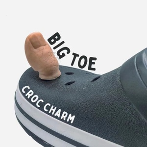 Resin Funny Toe Shoe Charms Hole Shoes Accessories <b>Summer</b> Water Shoes Stereoscopic Toe Shoe <b>Decor</b> for Accessories - Product Image 1