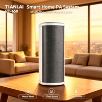 Speaker Kolom PA Outdoor HK 20W-80W IP65 Tahan Air 100V Dua Arah untuk Pemasangan di Dinding, Cocok untuk Sekolah, Taman, dan Pengumuman Publik