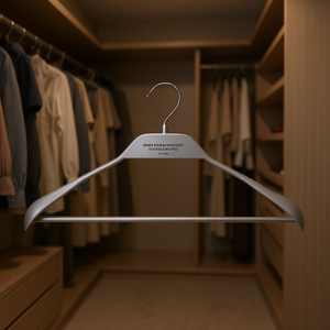 Percha metálica con barra para almacenamiento y organización de ropa - Product Image 3