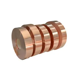 Fita de cobre para bateria de lítio, folha de cobre brilhante de alta qualidade de 0.01 mm-10 mm