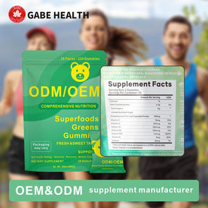 Gummies de superaliments verts à marque privée, avec épinards et fibres prébiotiques pour la santé digestive et intestinale, supplément OEM personnalisé - Product Image 6