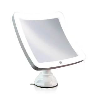 Nhà Máy Bán buôn cá nhân LED thắp sáng 20x Magnifying có thể gập lại cảm ứng vuông cảm biến trang điểm gương 360 độ xoay hút - Product Image 1