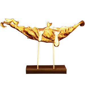 K084 Décorations abstraites modernes en acier inoxydable, ornements de moineaux de <span class=keywords><strong>luxe</strong></span> pour la maison, le bureau, l'hôtel, artisanat en métal - Product Image 1