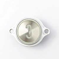 Pièces d'ascenseur KDS50 300 ascenseur rond tactile bouton poussoir panneau ascenseur bouton Braille