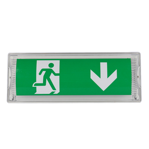 Signalisation de sortie de secours LED verte et rouge pour les sorties de secours, panneaux lumineux de sortie de secours, <span class=keywords><strong>luminaire</strong></span> de sortie de secours intérieur - Product Image 1