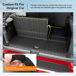 Tappetino posteriore schienale posteriore rivestimento Cargo tappetino per 2003 2017 <span class=keywords><strong>Ford</strong></span> Expedition resistente TPE tappetino bagagliaio - Product Image 3