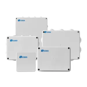 ZCEBOX electrical suppliers waterproof electric IP65 ABS/PS junction box size OEM factory manufacturers