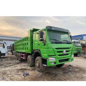 Camión Volquete Usado Sinotruk HOWO Nx 8X4 <span class=keywords><strong>de</strong></span> Bajo Precio, 371/400/430HP, Motor Sinotruk para Transporte <span class=keywords><strong>de</strong></span> Carga en Minería - Product Image 1