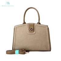 Sac à main pour femme en cuir PU de luxe, motif treillis, design de créateur, mode, pour le quotidien et le bureau, sac à bandoulière à poignée supérieure, vente en gros
