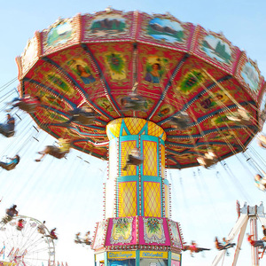 Manèges de parc d'attractions populaires, émotionnants pour enfants et adultes, chaise volante rotative de luxe à tête oscillante, attraction de luna park - Product Image 2